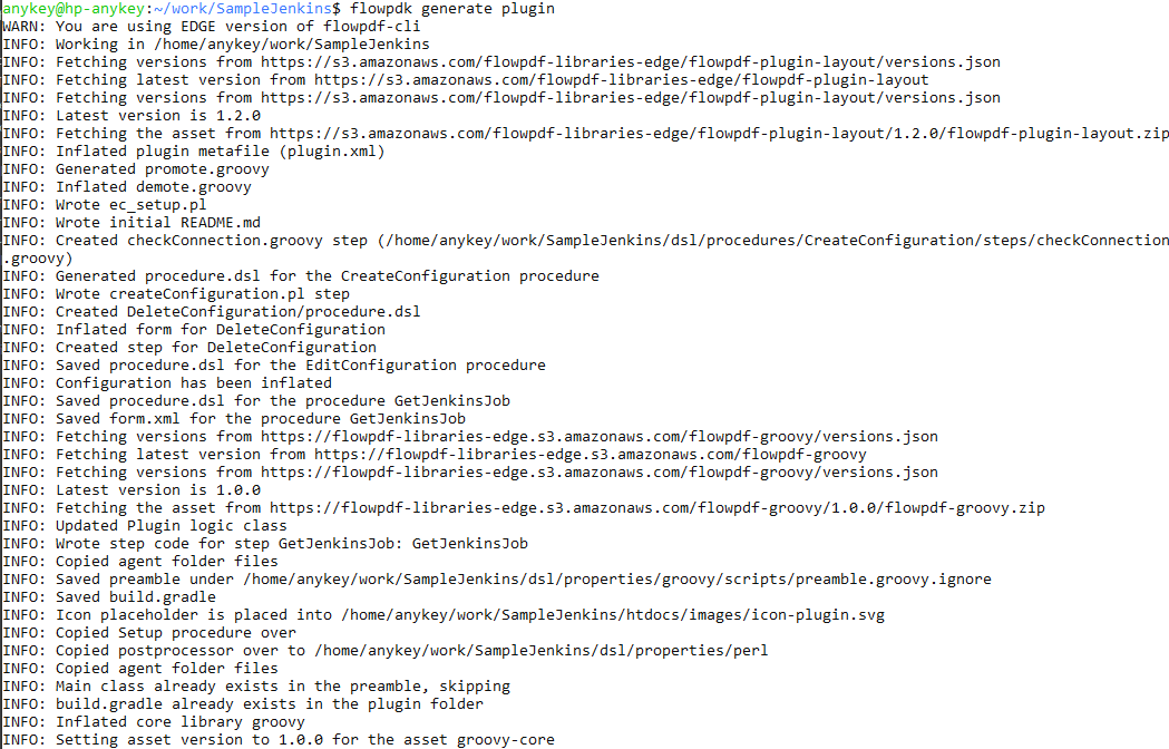Plugin Generation