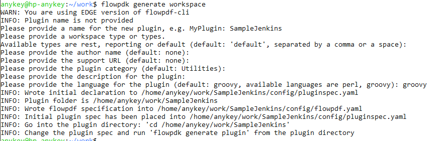 Generated Workspace