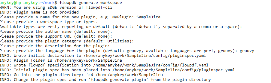 Generated Workspace